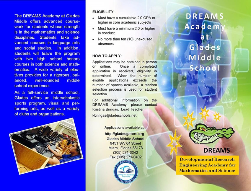 Picture of DREAMS Brochure Page 1