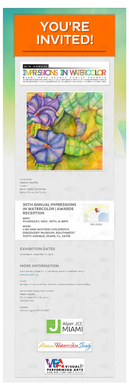 Watercolors Invitation