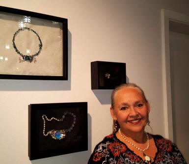 Cathi Rivera with Art