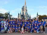 Picture of Band students at Disney World