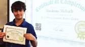 Student With Certiificate